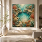 Secluded Coral Reef Basin Canvas Print - Image 8