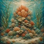 Majestic Coral Crown Canvas Print