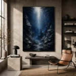 Mysterious Deep Sea Wall Art Canvas Print - Image 3