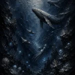 Midnight Deep Sea Wall Art Canvas Print