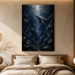 Midnight Deep Sea Wall Art Canvas Print - Image 6