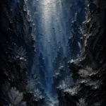 Enigmatic Deep Sea Canyon Wall Art Canvas Print
