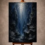 Enigmatic Deep Sea Canyon Wall Art Canvas Print