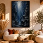 Enigmatic Deep Sea Canyon Wall Art Canvas Print - Image 8