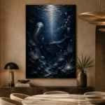 Luminous Deep Ocean Wall Art Canvas Print - Image 5