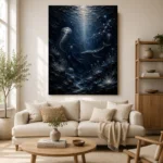 Luminous Deep Ocean Wall Art Canvas Print - Image 7