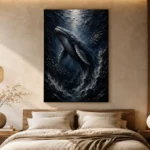 Majestic Shadowed Deep Sea Wall Art Canvas Print - Image 6