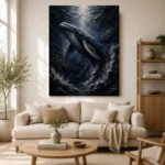 Majestic Shadowed Deep Sea Wall Art Canvas Print - Image 7