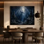 Panoramic Deep Ocean Wall Art Canvas Print - Image 4