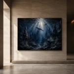 Panoramic Deep Ocean Wall Art Canvas Print - Image 5