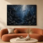 Ancient Deep Ocean Wall Art Canvas Print - Image 3