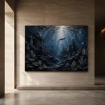 Ancient Deep Ocean Wall Art Canvas Print - Image 5