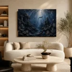 Ancient Deep Ocean Wall Art Canvas Print - Image 6