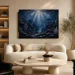Expansive Deep Seabed Wall Art Canvas Print - Image 6