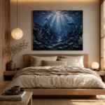 Expansive Deep Seabed Wall Art Canvas Print - Image 8
