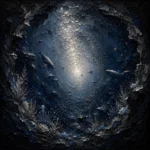 Circular Abyss Deep Sea Wall Art Canvas Print