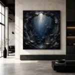 Mysterious Underwater Cavern Wall Art Canvas Print - Image 5