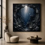 Mysterious Underwater Cavern Wall Art Canvas Print - Image 6