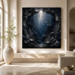 Mysterious Underwater Cavern Wall Art Canvas Print - Image 8