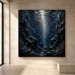 Dramatic Underwater Trench Wall Art Canvas Print - Image 3