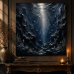 Dramatic Underwater Trench Wall Art Canvas Print - Image 4