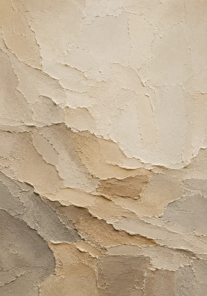 Desert Sand Textured Plaster Wabi Sabi Wall Art Canvas Print