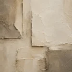Charcoal Limestone Textured Plaster Wabi Sabi Wall Art Canvas Print