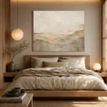 Limestone Abstract Plaster Wabi Sabi Wall Art Canvas Print - Image 8