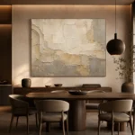 Mediterranean Aged Plaster Wabi Sabi Wall Art Canvas Print - Image 4