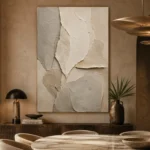 Limestone Stone Abstract Wabi Sabi Wall Art Canvas Print - Image 5