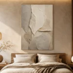 Limestone Stone Abstract Wabi Sabi Wall Art Canvas Print - Image 6