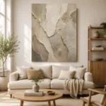 Ancient Stone Abstract Wabi Sabi Wall Art Canvas Print - Image 7