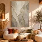 Ancient Stone Abstract Wabi Sabi Wall Art Canvas Print - Image 8