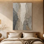 Sculptural Stone Layers Wabi Sabi Wall Art Canvas Print - Image 6