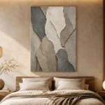 Slate Limestone Stone Abstract Wabi Sabi Wall Art Canvas Print - Image 6