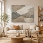 Limestone Stone Forms Wabi Sabi Wall Art Canvas Print - Image 7