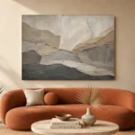 Mineral Landscape Stone Abstract Wabi Sabi Wall Art Canvas Print - Image 3