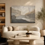 Mineral Landscape Stone Abstract Wabi Sabi Wall Art Canvas Print - Image 6
