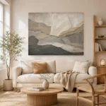 Mineral Landscape Stone Abstract Wabi Sabi Wall Art Canvas Print - Image 7