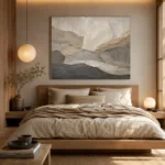 Mineral Landscape Stone Abstract Wabi Sabi Wall Art Canvas Print - Image 8