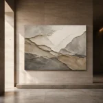 Aged Stone Formations Wabi Sabi Wall Art Canvas Print - Image 5