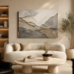 Aged Stone Formations Wabi Sabi Wall Art Canvas Print - Image 6