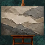 Slate Stone Forms Wabi Sabi Wall Art Canvas Print - Image 2