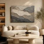 Slate Stone Forms Wabi Sabi Wall Art Canvas Print - Image 6