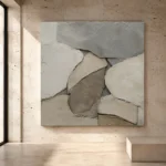 Limestone Stone Forms Wabi Sabi Wall Art Canvas Print - Image 3