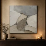 Limestone Stone Forms Wabi Sabi Wall Art Canvas Print - Image 7