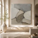 Limestone Stone Forms Wabi Sabi Wall Art Canvas Print - Image 8