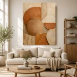 Terracotta Clay Wabi Sabi Wall Art Canvas Print - Image 7