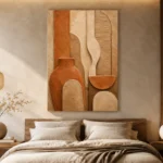 Desert Clay Terracotta Wabi Sabi Wall Art Canvas Print - Image 6