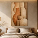 Refined Clay Terracotta Wabi Sabi Wall Art Canvas Print - Image 6
